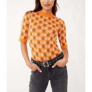 NWT Free People Winter Warmer Bodysuit / Toffee Combo